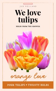 721.250 Label We Love Tulips - Orange Love4